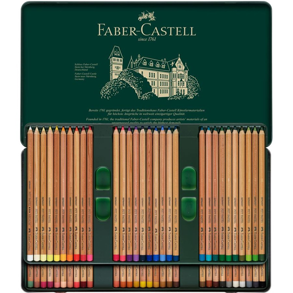 Lápices Pastel Pitt Faber Castell, Set 60 Colores
